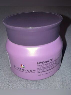 Pureology Hydrate Hair Treatment Mask For Dry Hair Full Size 8.4 oz BRAND NEW!